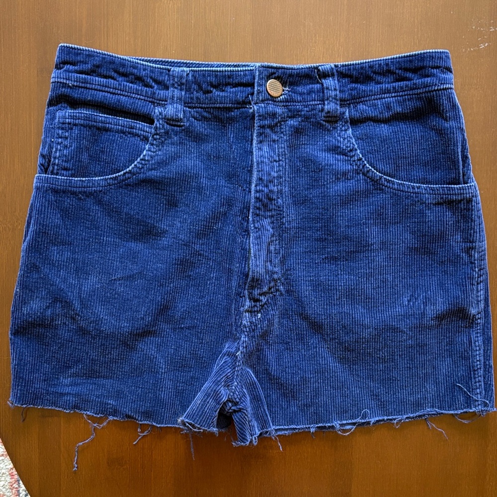 Vintage Sears Navy Blue Corduroy Women's Shorts